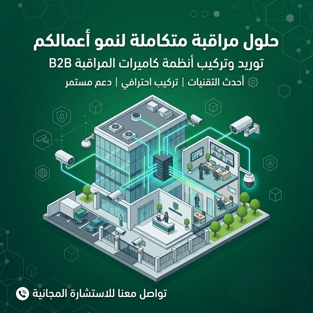 شركات توريد وتركيب كاميرات مراقبة: اختيار الشركة المناسبة لحماية ممتلكاتك