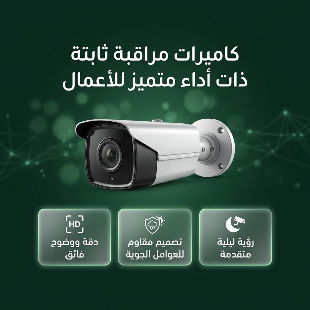 كاميرات مراقبة ثابتة