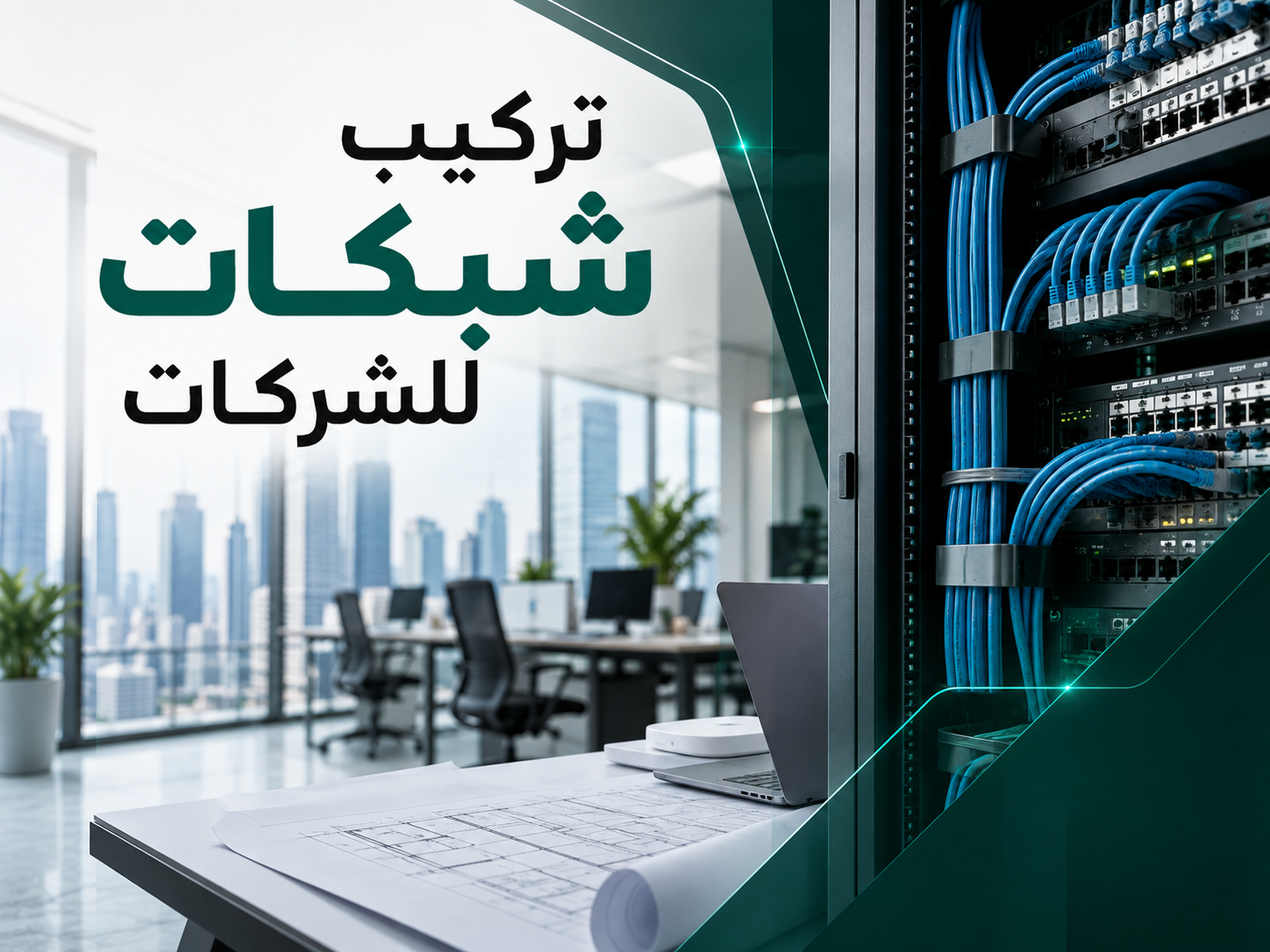 تركيب شبكات للشركات