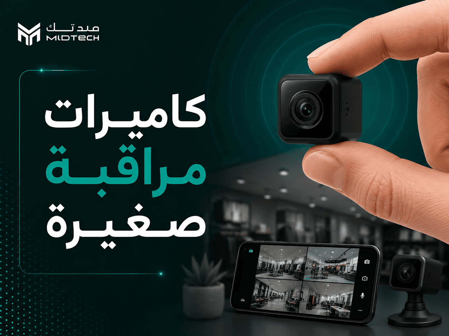 كاميرات مراقبة صغيرة